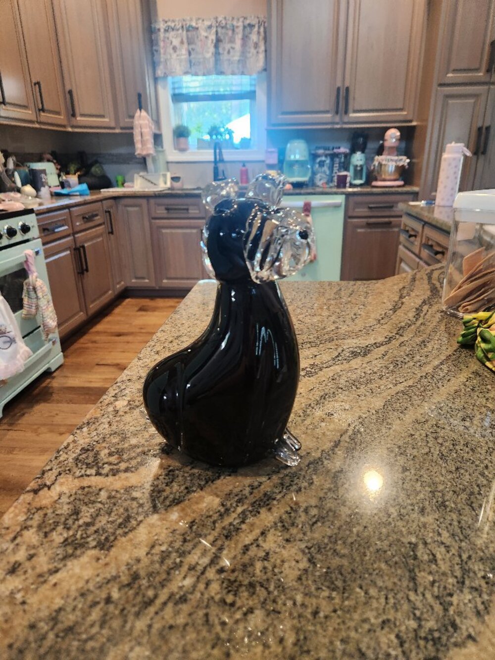Rossi Blown Glass Dog